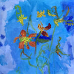 bloemen op blauw 21